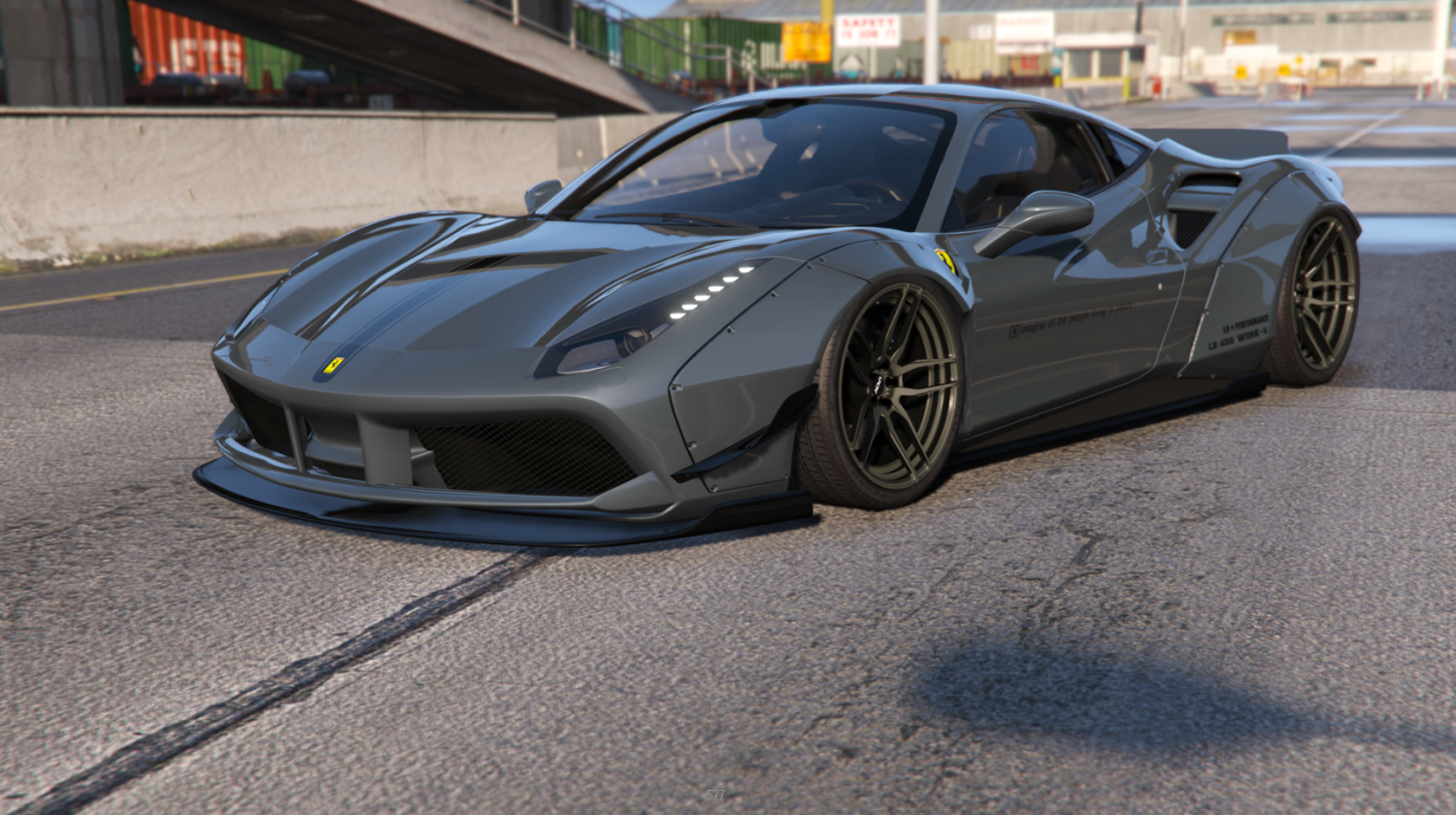 Ferrari 488 Gtb 2015 Lb Works Gta5 Modscom